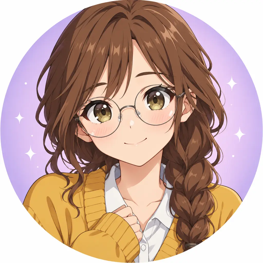 Trainer with round glasses and a braid