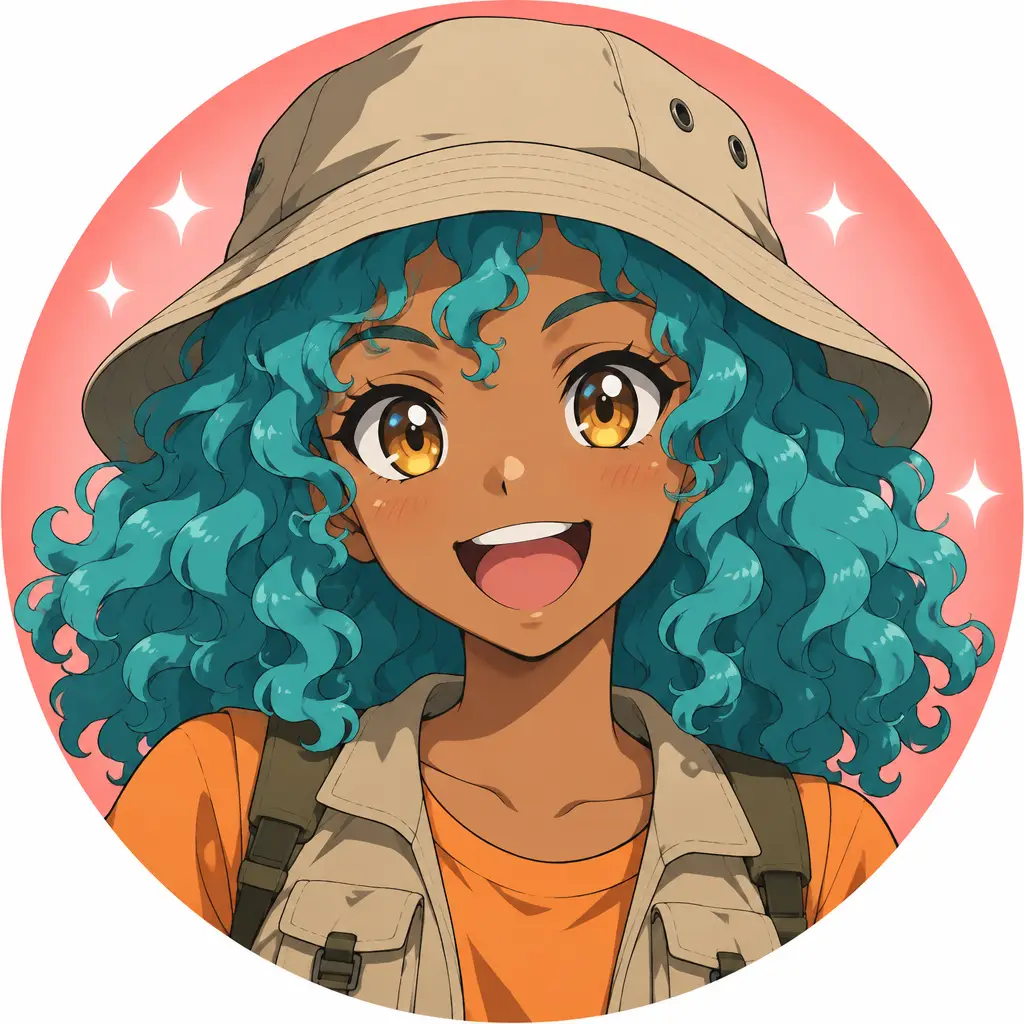 Trainer with an explorer’s bucket hat