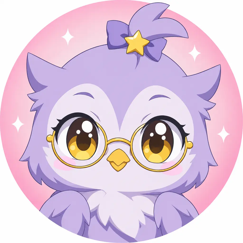 Owl with glasses